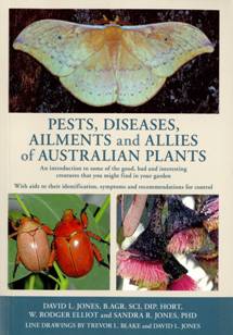 Book cover: "Pests, Diseases, Ailments and Allies of Australian Plants"