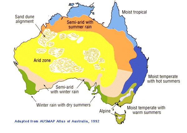 Aust Climate Map 