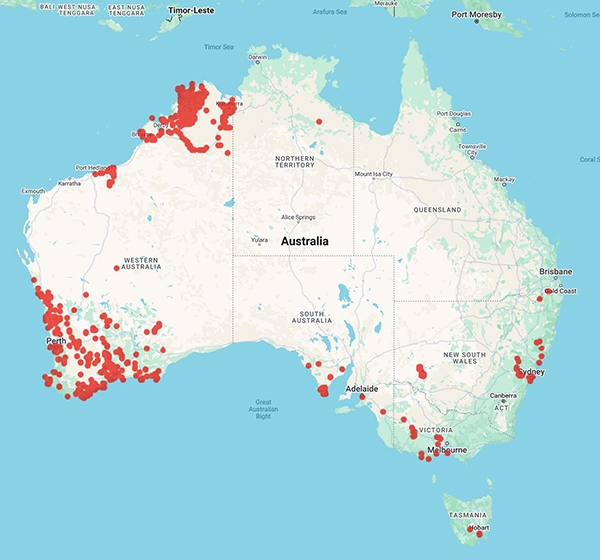 collecting locality map for 'XXXX'