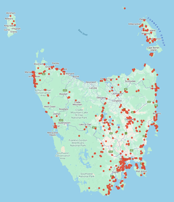 collecting locality map for 'Wapistra, H.'