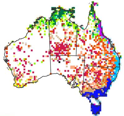 Fern Distribution and Diversity in Australia